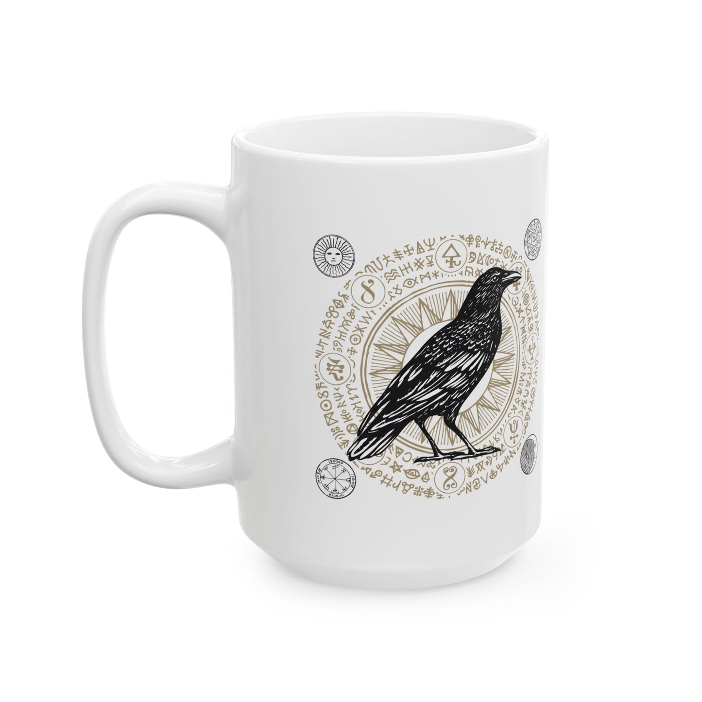 Raven Sigil Mug | Ceramic Coffee Mug