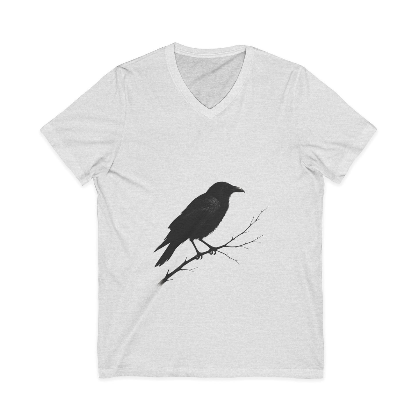 Watch out for the demon V-Neck Tee: Spooky Fashion for Halloween, Casual Wear, Gift for Friends, Witchy Style, Unisex Apparel
